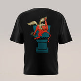 Art T-shirt "PurPurPur" Black