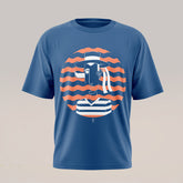 Art T-shirt "Gondoliere" Blue