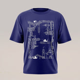 Art T-Shirt "Collage city-Venice" Dark Blue