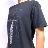 Art T-shirt "Campanile" Black - Manuel Minto