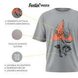Art T-shirt "Venice's Hands" Light Grey