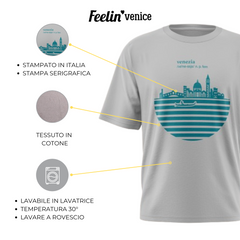 Art T-Shirt "Venezia" Light Grey