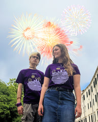 Art T-shirt "Redentore Dictionary" purple
