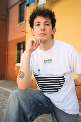 Art T-shirt "Gondola" White&amp;Black