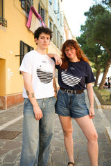 Art T-shirt "Gondola" Dark Blue