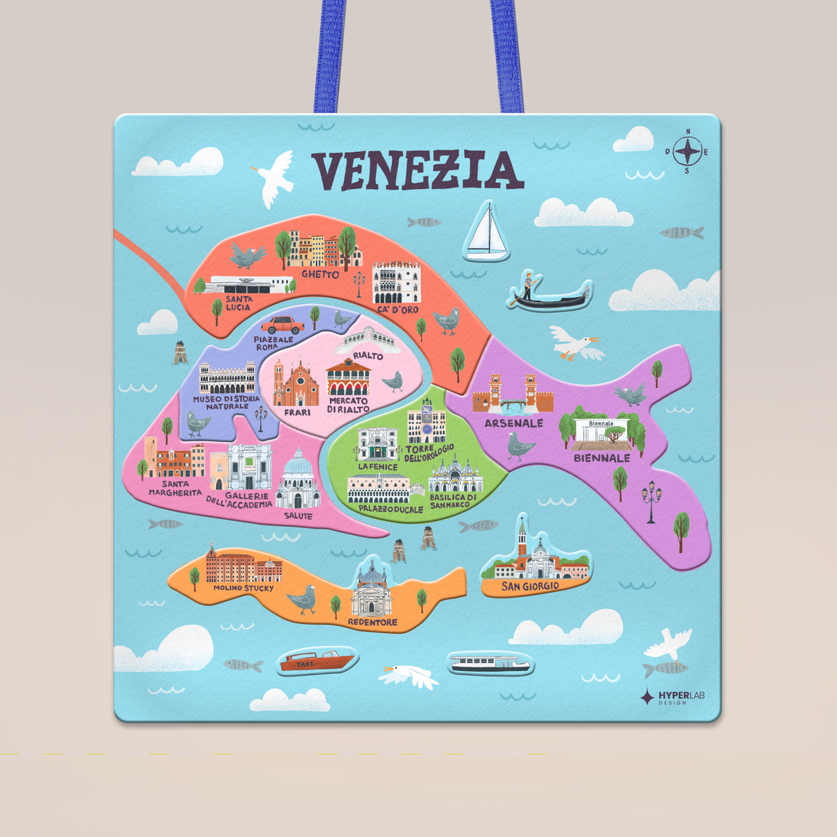 Magnetic Map "Venezia"