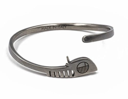 Fero da Bow Dòlfin Bracelet - Aged Silver