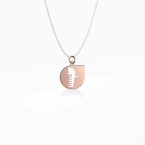 Josa necklace "Gondola rose gold"