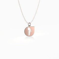 Josa necklace "Gondola rose gold"