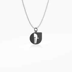 Josa necklace "Gondola ruthenium"