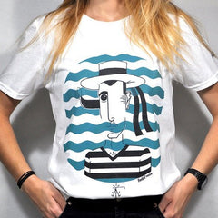 Art T-shirt "Gondolier" White