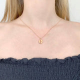 Josa necklace "Gondola rose gold"