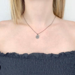 Josa necklace "Rialto ruthenium"