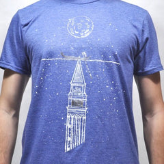 Art T-shirt "Campanile" Blue